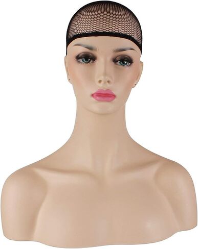 Akstore 28" 70cm Fashion Wigs Long Wavy Curly Hair Cosplay Wig & Wig Cap (Yellow) in Kuwait