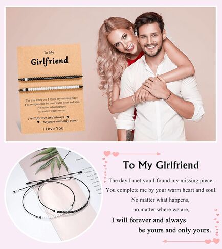 UNGENT THEM Pinky Promise سوار متطابق للأزواج، رفيق الروح، رجل المسافة، هدايا العلاقة للنساء والرجال له... in Kuwait