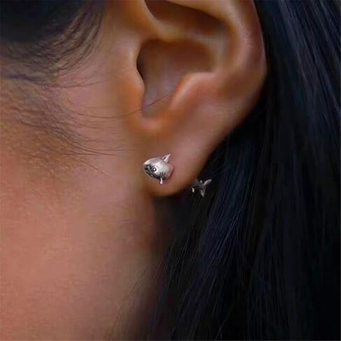 Exaggerated Dragon Crocodile Alligator Earrings Dangle Personalized Crocodile Animal Drop Earrings Stud for Women Teen Girls Gothic Jewelry in Kuwait