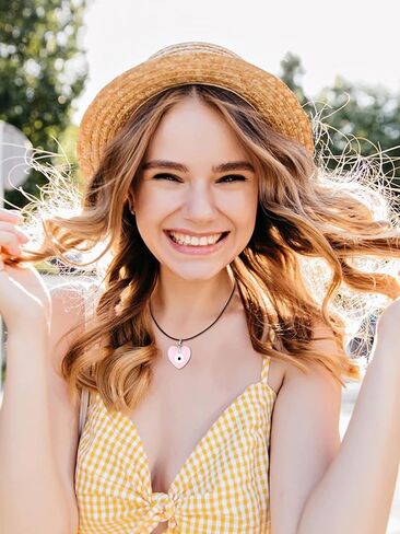 Long tiantian Evil Eye Necklace,Blue Turkish Glass Leather Rope Pink Evil Eye Necklace for Women Men Lucky Protection Necklace Jewelry Gifts for Teenage Girls in Kuwait