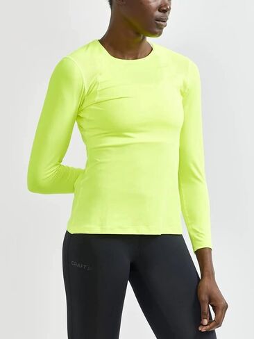 تي شيرت نسائي من Craft Sportswear ADV Essence LS | بلوزة للتمرين بأكمام طويلة | رائعة للجري واليوجا وصالة الألعاب الرياضية in Kuwait
