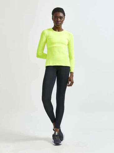 تي شيرت نسائي من Craft Sportswear ADV Essence LS | بلوزة للتمرين بأكمام طويلة | رائعة للجري واليوجا وصالة الألعاب الرياضية in Kuwait