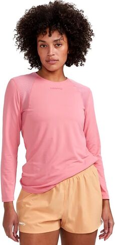تي شيرت نسائي من Craft Sportswear ADV Essence LS | بلوزة للتمرين بأكمام طويلة | رائعة للجري واليوجا وصالة الألعاب الرياضية in Kuwait