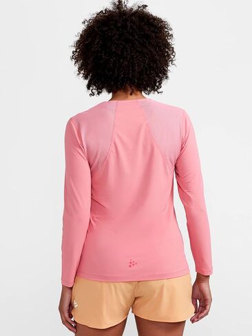 تي شيرت نسائي من Craft Sportswear ADV Essence LS | بلوزة للتمرين بأكمام طويلة | رائعة للجري واليوجا وصالة الألعاب الرياضية in Kuwait
