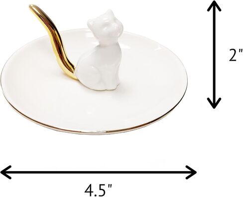 EZDC Glazed Ceramic Ring Dish, Green Chubby Aloe Vera Ring Holder Dish, 4.5" Jewelry Dish, Ring Holder for Jewelry, Rings, Earrings & Necklaces in Saudi Arabia
