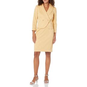 NIPON BOUTIQUE Women's Floral Jaquard Shawl Collar Jacket with Skirt in Kuwait
