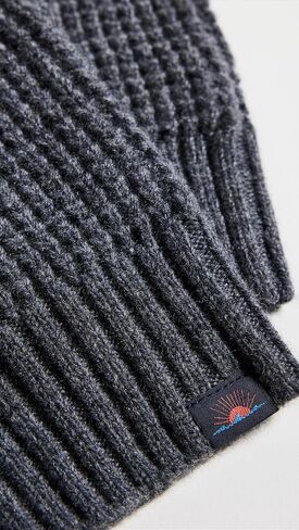 Faherty Men's Waffle Fingerless Gloves in Saudi Arabia