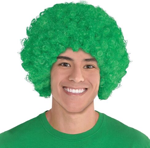 Vibrant Black Curly Party Wig Costume - 1 Count - Premium Synthetic Fiber & Non-Itchy - Perfect For Halloween, Cosplay, & Festivals - One Size Fits All in Saudi Arabia