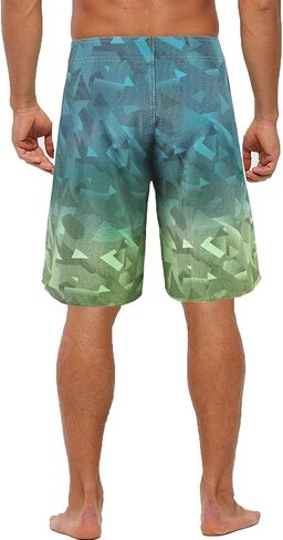 Yaluntalun Men's Swim Trunks Long Quick Dry Beach Board Shorts with Mesh Lining Beachwear in Saudi Arabia