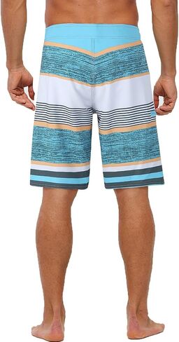 Yaluntalun Men's Swim Trunks Long Quick Dry Beach Board Shorts with Mesh Lining Beachwear in Saudi Arabia