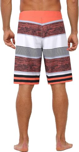 Yaluntalun Men's Swim Trunks Long Quick Dry Beach Board Shorts with Mesh Lining Beachwear in Saudi Arabia