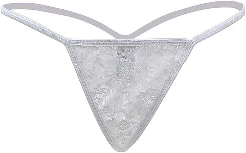 ملابس داخلية مثيرة من ohmydear G String للنساء ملابس داخلية منخفضة الارتفاع من الدانتيل للسيدات بدون عرض سراويل تانجا من الخلف على شكل حرف T in Saudi Arabia