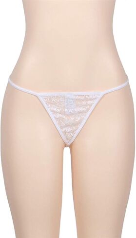 ملابس داخلية مثيرة من ohmydear G String للنساء ملابس داخلية منخفضة الارتفاع من الدانتيل للسيدات بدون عرض سراويل تانجا من الخلف على شكل حرف T in Saudi Arabia
