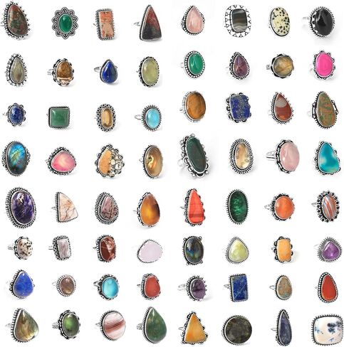10 PCs Vintage Punk Rings Set Boho Joint Knuckle Ring Statement Finger Rings Retro Jewellery Gift for Girls Women in Kuwait