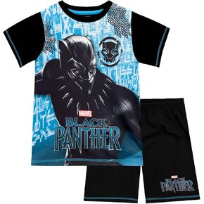 Marvel Black Panther Boys Pajamas Black Size 10 in Kuwait