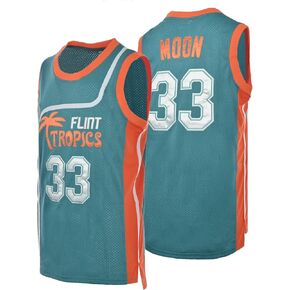 DADHI قميص كرة السلة للشباب Flint Tropics #33 قميص رياضي مطرز أنيق للأطفال بدون أكمام مقاس XS-XL in Kuwait