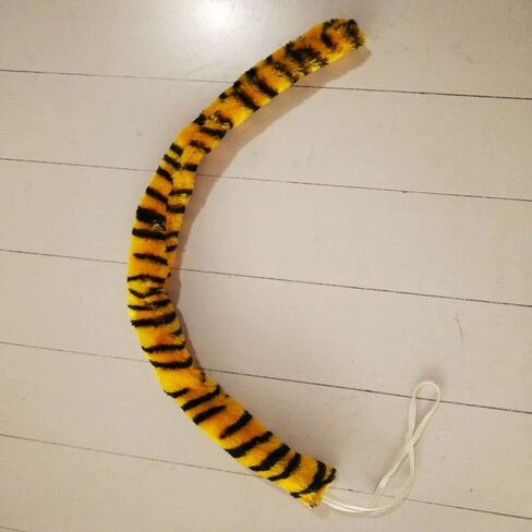 بيناري ايه بي سي اكسسوار زي تنكري على شكل ذيل نمر للهالوين، زي تنكري للهالوين بذيل حيوانات، اكسسوار للحفلات التنكرية in Kuwait