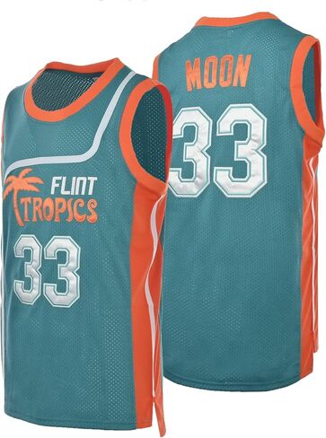 DADHI قميص كرة السلة للشباب Flint Tropics #33 قميص رياضي مطرز أنيق للأطفال بدون أكمام مقاس XS-XL in Kuwait