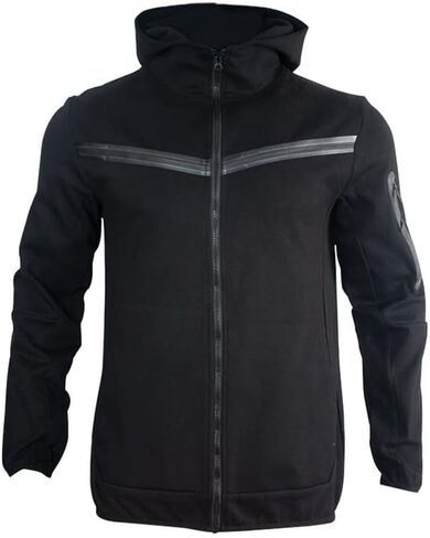 بدلة رياضية رجالي من KISSQIQI مكونة من قطعتين مع قلنسوة بسحاب كامل ملابس رياضية بدل رياضية للركض للرجال مجموعة in Kuwait