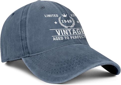 هدايا عيد الميلاد الخامس والسبعين للرجال والنساء القبعات 75 قبعة بيسبول مطرزة عتيقة in Kuwait