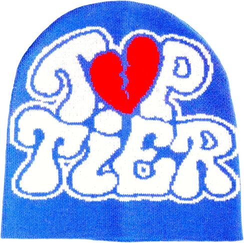 2THESTARS Beanies Y2K، قبعة جرافيك Y2K، تصميم عنكبوت كروشيه، محبوك للدفء والراحة والملمس الناعم، ملابس الشارع in Kuwait