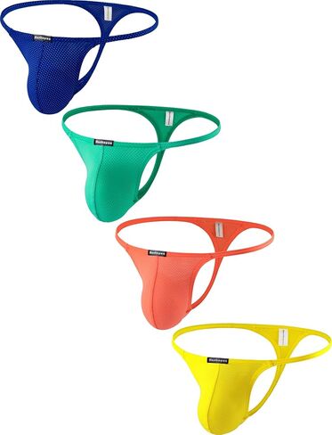 Hanhepee Men's Sexy Thong Pouch Underwear Low Rise G-String in Saudi Arabia