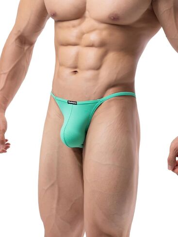 Hanhepee Men's Sexy Thong Pouch Underwear Low Rise G-String in Saudi Arabia