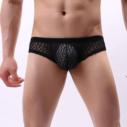 ملابس داخلية مريحة للرجال من Uneihoiz مصنوعة من الدانتيل منخفضة الارتفاع ومطاطة in Kuwait