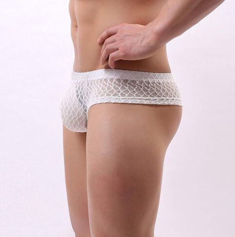 ملابس داخلية مريحة للرجال من Uneihoiz مصنوعة من الدانتيل منخفضة الارتفاع ومطاطة in Kuwait