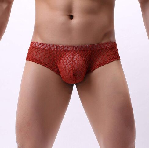 ملابس داخلية مريحة للرجال من Uneihoiz مصنوعة من الدانتيل منخفضة الارتفاع ومطاطة in Kuwait