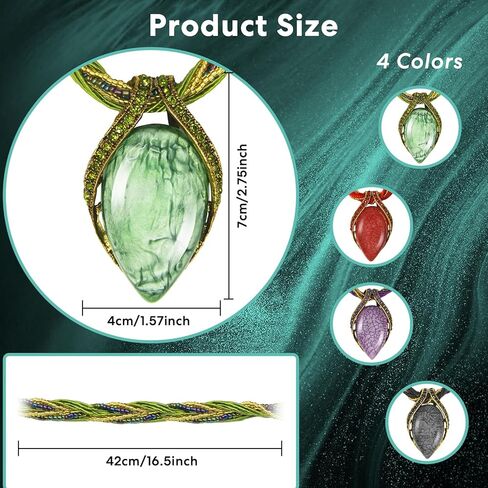 Sumotia 4 Pieces Bohemian Necklaces for Women Vintage Jewelry Necklace Drop-shaped Pendent Collar Necklace for Birthday/Anniversary/Wedding/Xmas Jewelry Gifts in Kuwait