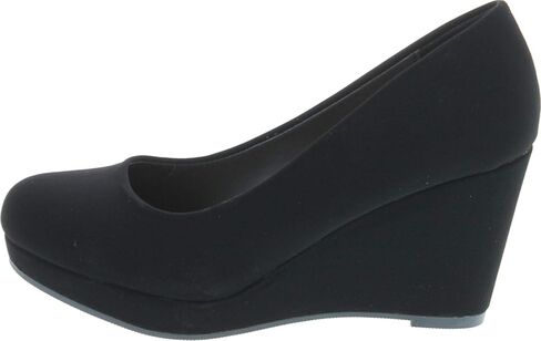 CITYCLASSIFIED Mark/Thomas ~ Womens Mary Jane Strap Comfortable Office Dress Platform Wedge Pump Heel Shoes in Kuwait