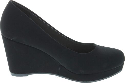 CITYCLASSIFIED Mark/Thomas ~ Womens Mary Jane Strap Comfortable Office Dress Platform Wedge Pump Heel Shoes in Kuwait