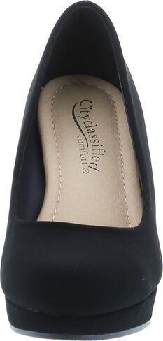 CITYCLASSIFIED Mark/Thomas ~ Womens Mary Jane Strap Comfortable Office Dress Platform Wedge Pump Heel Shoes in Kuwait