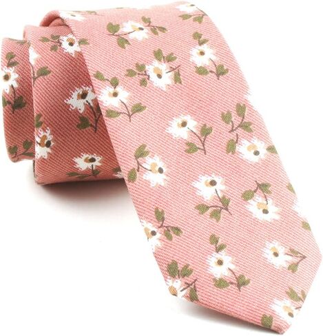 ربطات عنق Kihatwin المبتكرة ربطات عنق رفيعة للرجال من القطن الكتاني بتصميم زهور ربطات عنق زفاف لرفقاء العريس in Kuwait