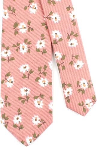 ربطات عنق Kihatwin المبتكرة ربطات عنق رفيعة للرجال من القطن الكتاني بتصميم زهور ربطات عنق زفاف لرفقاء العريس in Kuwait