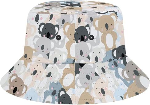 قبعة دلو حيوانات لطيفة، قبعة صياد صيفية للحيوانات للنساء والرجال، قبعة شمس للشاطئ قابلة للحزم للجنسين لقضاء العطلات والسفر في الهواء الطلق in Kuwait