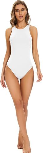 بدلة قطعة علوية بدون أكمام من Kepblom - قطعة علوية بدون أكمام ورقبة رسن مثيرة وظهر متسابق للخروج للنساء in Kuwait