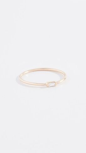Zoe Chicco Women's 14k Baguette Diamond Stacking Ring in Saudi Arabia