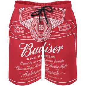 nrseag Mens Swim Trunks Quick Dry 3D Printed Drawstring Swimming Pants Elastic Waist Beach Board Shorts with Mesh Lining in Saudi Arabia