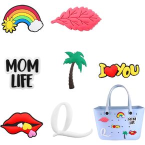 7 قطع من التعليقات من هويديت لشنط توتس الشاطئ، دلايات شاطئية لشنط بوج وشنط بوج، دلايات من المطاط in Kuwait