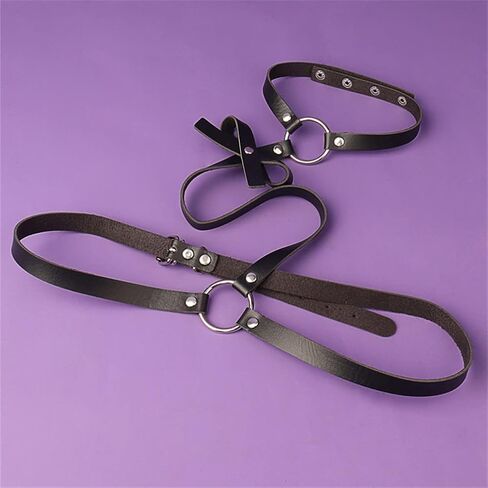 HeiBai Xiong Goth Harness Fashion Leather Body Chain Harness for Women and Girls in Saudi Arabia