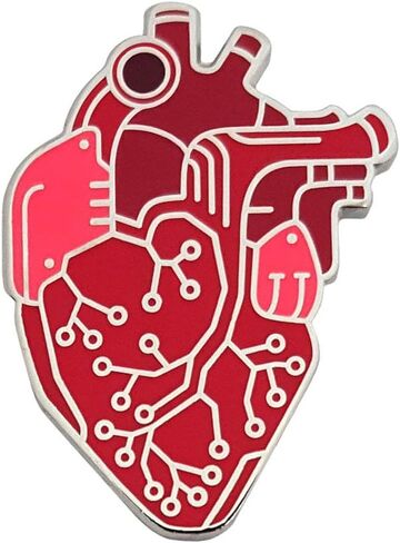 Pinsanity لوحة دائرة رقمية القلب المينا طية الصدر in Saudi Arabia