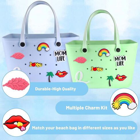 7 قطع من التعليقات من هويديت لشنط توتس الشاطئ، دلايات شاطئية لشنط بوج وشنط بوج، دلايات من المطاط in Kuwait