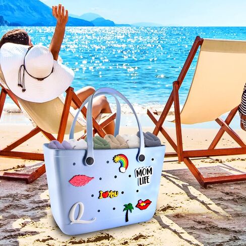 7 قطع من التعليقات من هويديت لشنط توتس الشاطئ، دلايات شاطئية لشنط بوج وشنط بوج، دلايات من المطاط in Kuwait