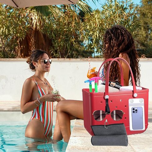 Genovega 2 Packs Bogo Bags Accessories, Beach Bag Travel Organizer Insert Charm Accessory in Kuwait