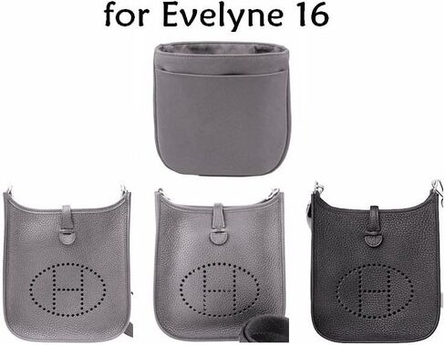 إدراج منظم المحفظة لحقيبة يد Evelyne 16 TPM، قماش دوقة الساتان، خفيف الوزن، يناسب تمامًا، قوي، يُغسل يدويًا، يحافظ على شكله، أفكار هدايا للنساء (ذهبي وردي E16) in Kuwait