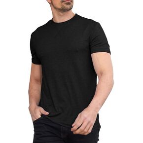 Oftalle Men Soft T-Shirt Casual Short Sleeve Lightweight Basic Tee Shirts Big & Tall in Saudi Arabia