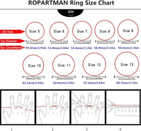 Ropartman 3 قطع خواتم ذهبية قابلة للتكديس للنساء، غير مشوهة مطلية بالذهب عيار 14 قيراط من الفولاذ المقاوم للصدأ المكعب اللامع زركونيا الأبدية، حلقات رفيعة فضية متراصة in Kuwait