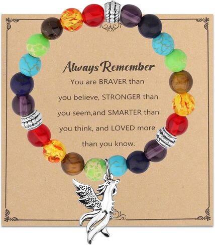 MYOSPARK Phoenix Bracelet Phoenix Bird Charm Phoenix Lover Gift Rising Phoenix Rebirth Inspirational Jewelry Gift in Saudi Arabia